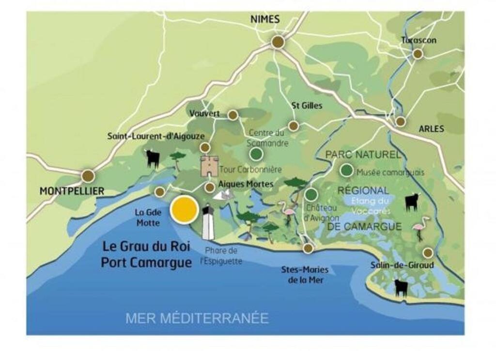Studio - 2Min Mer & Plages - Grau Du Roi Le Grau-du-Roi Kültér fotó